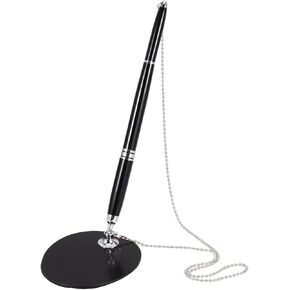 NUOBESTY Desk Pen Chain Security for Banks Offices and Schools Reception Counter Pen to Prevent Loss for Business Advertising and