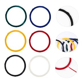 6Rolls Desktop Positioning Marking Tape Removable Sticker for Easy Organization and Signage