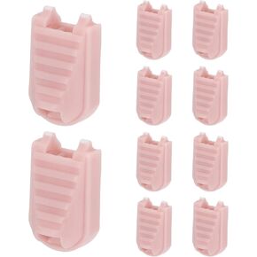 Zipper Pull Tabs Cord End Tips Plastic Shoelace End Clips Fit for Paracord Drawstrings Backpack Lanyard Loops