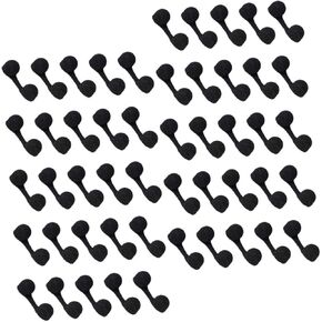 Gatuida 50pcs Reusable Nasal Filters for Dust Breathable and Washable Nose Plugs for Grinding and Sanding Discreet Design for Indoor and Outdoor Activities