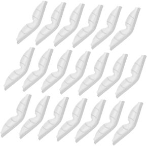 Homoyoyo Silicone Nose Bridge Strips for Masks 20pcs Set Anti-Fog Comfortable Fit Perfect for Outdoor Activities Daily Use