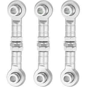 Meccanixity 3 PCS توجيه Servo Turnbuckle Rod RC روابط سبائك الألومنيوم لـ HSP 1/10 94123 على الطريق RC (الأرجواني ، 32 مم)