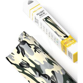 Poli-Flex® Design - Heat Transfer Vinyl (HTV) - 12 in x 36 in for T-Shirts - Iron-On Vinyl - Easy to Cut & Weed - Fashionable & Durable - Leopard