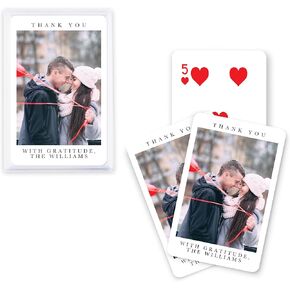 WEDDINGSTAR Custom Photo Printed Playing Card Favor (1, Your Design)