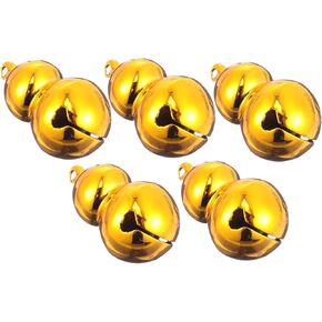 Kisangel 5Pcs Pet Bells for Dogs and Cats Lightweight Training Bells with Hanging for Collars Christmas Tree Decoration for DIY Projects and Pet Accessories