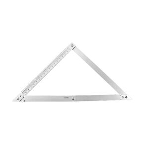 Large Triangle Ruler Gauge 45/90 Degree Ruler for Engineer Architect DIY