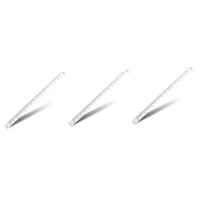 DOITOOL 3sets Triangular Ruler for Technical Drawing Scale Measuring Ruler for Students Classroom Supplies Lightweight Sturdy Design 8pcs*3