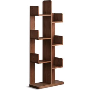 Bookcase Shelf Home Creative Cactus Bookshelf Storage Rack Decorative Display Rack Suitable for Living Room Study Office Book Storage Rack Bookshelf with Storage(B)