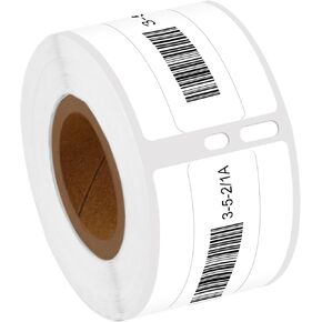 Nineleaf 1 Roll (390 abels) متوافق مع Dymo 30327 (9/16 '' x 3-7/16 ") مجلد ملف أبيض 1 ملصقات متعددة الأغراض لـ LabelWriter 450 4XL Zebra سطح المكتب