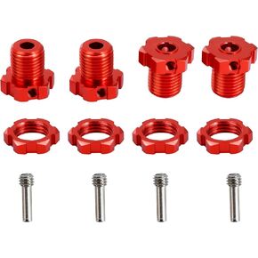 Aluminum RC 17mm Wheel Hex Hub Nut Compatible with Traxxas E-Revo Revo 3.3 E-Maxx Summit Slayer Pro 4X4 1/10 RC Monster Truck