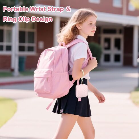 حافظة استنشاق الربو من Likesing، حامل حقيبة استنشاق من السيليكون متوافق مع 2 فنتولين مفيد، حامل جهاز استنشاق للبالغين والأطفال (حقيبة تخزين فقط، وردي) in Kuwait