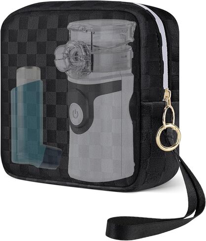 حافظة استنشاق الربو من Likesing، حامل حقيبة استنشاق من السيليكون متوافق مع 2 فنتولين مفيد، حامل جهاز استنشاق للبالغين والأطفال (حقيبة تخزين فقط، وردي) in Kuwait