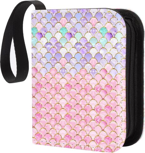 Small 1 Pocket Card Binder for Cards,Mini Trading Card Binder Holder Fits 80 Cards with 40 Removable Sleeves,Card Collection Binder Album Book Case for TCG,MTG,Sports Games (Sakura Cat) in Kuwait
