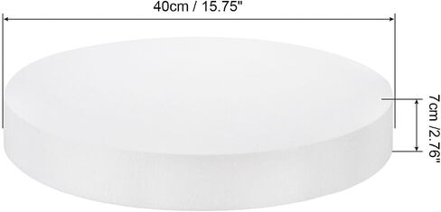 MECCANIXITY Round Foam Cake Dummy 4 Inch x 4 Inch Circle Dummy Cake Set for Wedding Cakes, Birthday Cakes, Crafts, and Window Displays in Kuwait