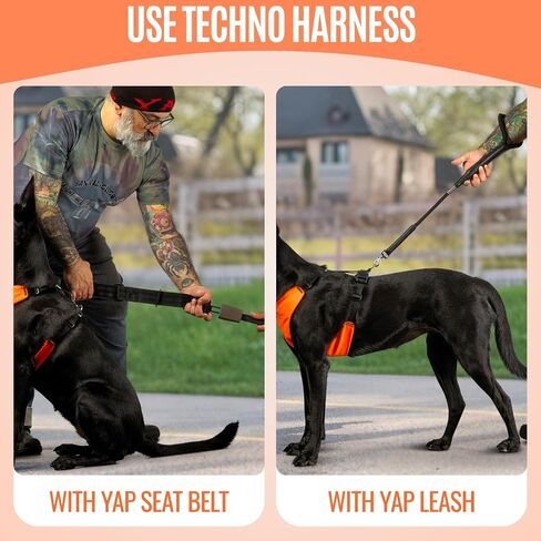 YAP Techno® Anti Pull Harness ، قابلة للتعديل 4 اتجاهات ، تسخير سترة الكلب مع مقبض التحكم السهل ، لا يوجد خنق الكلاب لجميع السلالات ؛ 90-175 رطلا (رويال أرجواني ، كبير جدا) in Saudi Arabia