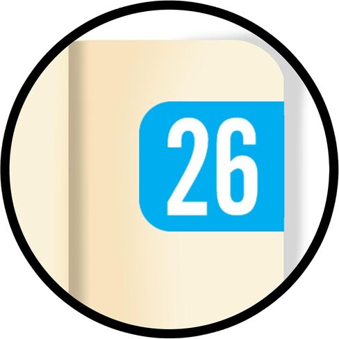 ملصقات Mini 2026 Year ، ملصقات Doctor Stuff 2026 ، ملصقات بالألوان الأزرق الفاتح ، علامة تبويب 1287 ، ملصقات السنة التي صنعت لمجلدات ملفات تبويب النهاية ، 500 ملصقات/لفة في صندوق موزع ، 1/2 "× 1-1/8" in Kuwait