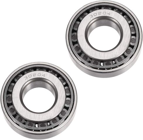 uxcell 30205 Tapered Roller Bearing Cone and Cup Set, 25mm Bore 52mm OD 15mm Thickness 2pcs in Saudi Arabia