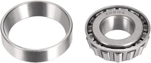 uxcell 30205 Tapered Roller Bearing Cone and Cup Set, 25mm Bore 52mm OD 15mm Thickness 2pcs in Saudi Arabia