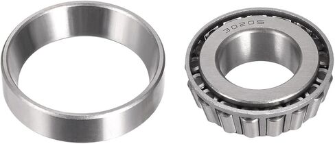 uxcell 30205 Tapered Roller Bearing Cone and Cup Set, 25mm Bore 52mm OD 15mm Thickness 2pcs in Saudi Arabia