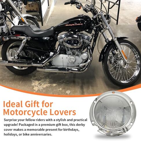 غطاء ديربي للدراجات النارية من الألومنيوم غطاء ديربي توقيت المحرك متوافق مع Sportster Iron XL883 1200 Forty Eight Seventy Two 48 72 Nightster Roadster 2004-2019 in Kuwait