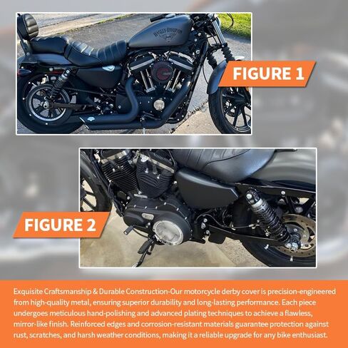 غطاء ديربي للدراجات النارية من الألومنيوم غطاء ديربي توقيت المحرك متوافق مع Sportster Iron XL883 1200 Forty Eight Seventy Two 48 72 Nightster Roadster 2004-2019 in Kuwait