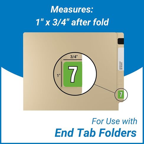 Doctor Stuff - File Folder Labels, Number 0, Colwell Jewel Tone Match - CONM Series Chart Stickers, Yellow, 1" x 1-1/2", #0, 500/Roll in Kuwait