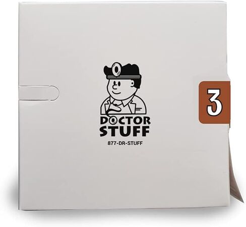 Doctor Stuff - File Folder Labels, Number 0, Colwell Jewel Tone Match - CONM Series Chart Stickers, Yellow, 1" x 1-1/2", #0, 500/Roll in Kuwait