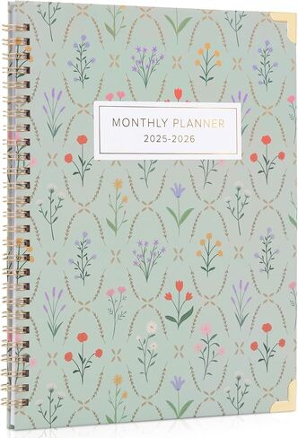 Beautiful 2025-2026 Monthly Planner and Calendar Book - To Do List Notebook That Easily Organizes Your Tasks to Boost Productivity - Runs From June 2025 Until December 2026 in Kuwait