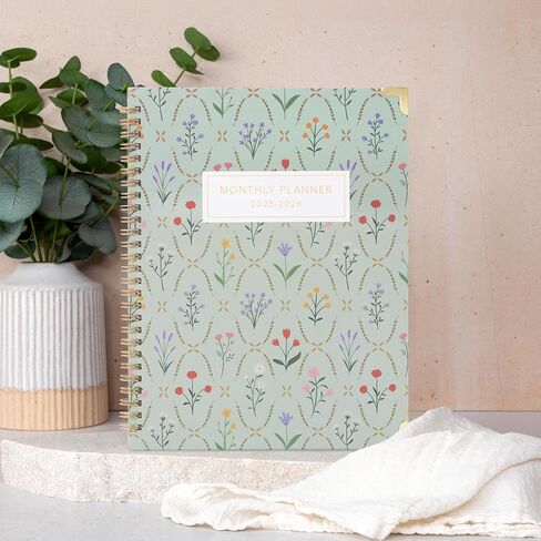 Beautiful 2025-2026 Monthly Planner and Calendar Book - To Do List Notebook That Easily Organizes Your Tasks to Boost Productivity - Runs From June 2025 Until December 2026 in Kuwait