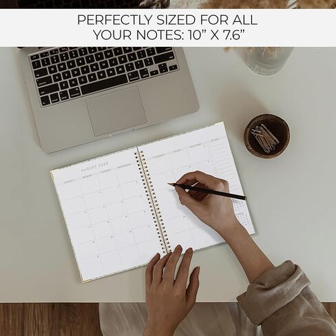 Beautiful 2025-2026 Monthly Planner and Calendar Book - To Do List Notebook That Easily Organizes Your Tasks to Boost Productivity - Runs From June 2025 Until December 2026 in Kuwait
