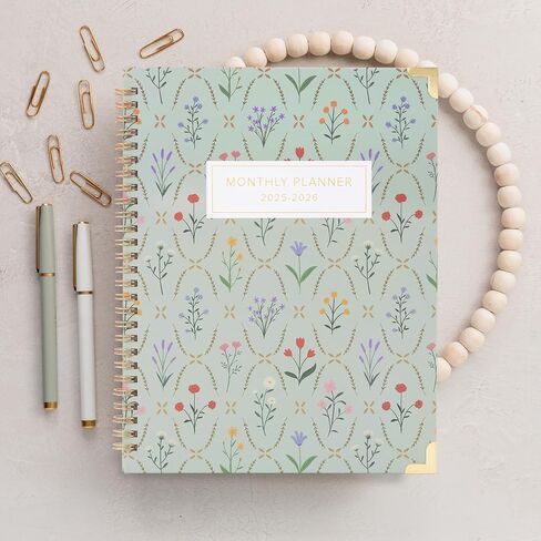 Beautiful 2025-2026 Monthly Planner and Calendar Book - To Do List Notebook That Easily Organizes Your Tasks to Boost Productivity - Runs From June 2025 Until December 2026 in Kuwait