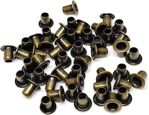 SIMAIYUN 200 Pcs 2mm Tiny Grommets Eyelets, Self Backing Eyelets for Bead Cores Clothes DIY Projects Crafters（Gold） in Kuwait