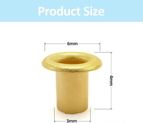 Simaiyun 200 PCS 2MM ثقيلة الحلقات الصغيرة ، جفن دعم ذاتي للخرز CORES COLLES DIY Projects （GOLD） in Kuwait