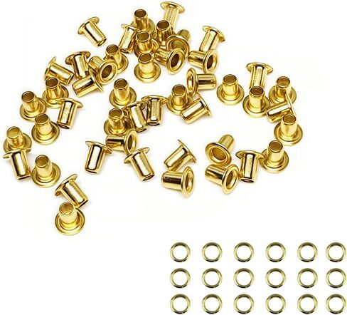 Simaiyun 200 PCS 2MM ثقيلة الحلقات الصغيرة ، جفن دعم ذاتي للخرز CORES COLLES DIY Projects （GOLD） in Kuwait