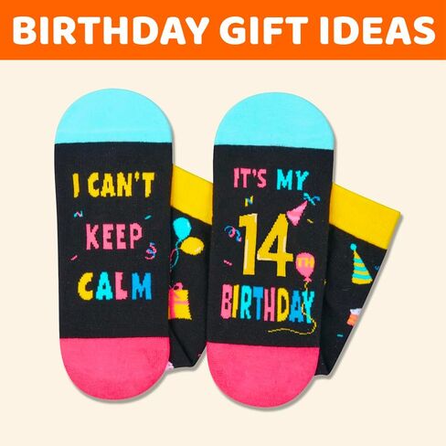 HAPPYPOP 16th Birthday Gifts Socks Ideas - Gifts for 16 Year Old Teenage Girls Boys, 16th Birthday Presents for Teens Age 16 in Saudi Arabia
