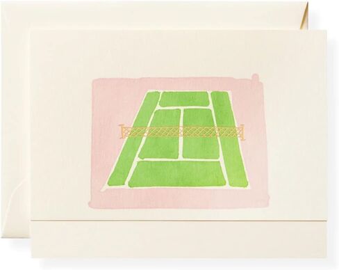 Karen Adams Box of 8 Assorted Notecards with Matching Envelopes - Flourish, Natural White in Kuwait