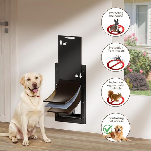 باب الكلب 3-flap ، باب دوجي متوسطة الكلب للجدار ، أبداً باب الكلب البلاستيكي الصدأ ، نفق تلسكوب ، رفرف العزل ، اللوحات المغناطيسية ، لوحة إغلاق ، باب الحيوانات الأليفة حتى 45 رطل (متوسط) in Kuwait