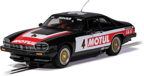 Scalextric Jaguar XJS Motul Spa 24 Hrs 1982 1:32 Slot Race Car C4261 Black, Red & White in Saudi Arabia