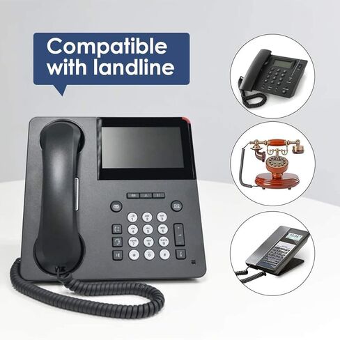 يعمل سلك الهاتف ، سلك الهاتف غير المصقول 4feet مع جميع الهواتف الأرضية المحببة ، متوافق عالميًا ، للاستخدام في المنزل أو المكتب ، ملحق الهاتف in Kuwait