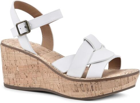 WHITE MOUNTAIN Women's Simple Wedge Sandal in Saudi Arabia