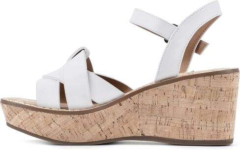 WHITE MOUNTAIN Women's Simple Wedge Sandal in Saudi Arabia