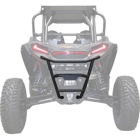 Rear Bumper Brush guard Compatible with Polaris RZR XP 1000 (See Fitment) | Made of Heavy-Duty Steel Tubing | Resistant Power Coat Finish | Black Carbon Steel