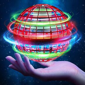 Flying Orb Ball Toys Soaring Hover Boomerang Spinner Hand Controlled Mini Drone Cosmic Globe Spinning Kids Adults Outdoor Fly Toy Birthday Gift Cool Stuff for Boys Girls 6 7 8 9 10+ Year Old (Blue)