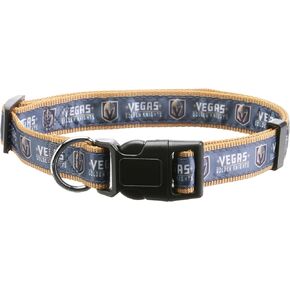 NHL PET Collar LAS Vegas Golden Knights Dog Collar, Size Large Hockey Team Collar for Dogs & Cats. A Shiny & Colorful Dog & Cat Collar Licensed by The NHL
