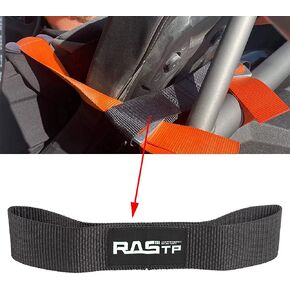 RASTP 4 and 5 Point Harness Belt Holder/Strap (Black),1 Pack