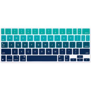 Silicone Keyboard Cover-Keyboard Skin for iPad Pro 11 Inch Magic Keyboard(4nd Generation)-Keyboard Protector (Blue)