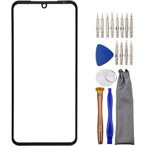 Glass Outer Screen Replacement for LG V60 ThinQ 5G LM-V600 Black