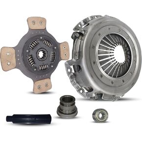 Clutch Kit Compatible With Truck Kodiak Topkick C40 C50 C60 C70 C6500 C7500 1999-2001 7.2L L6 DIESEL Turbo 7.4L V8 GAS OHV Naturally Aspirated (Premium Clutch Kit Works With 3116 Cat Diesel; 04-525)