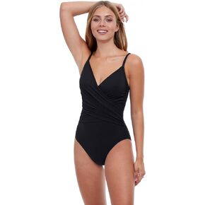 Profile by Gottex Women's Surplice One Piece Swimsuit