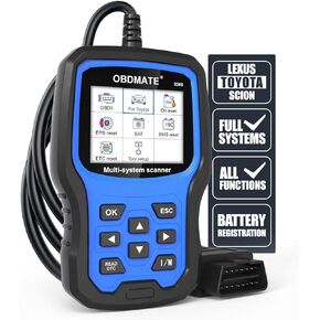 9360 Full System Diagnostic Scan Tool Compatible with Toyota, Automotive OBD2 Fault Code Reader Scanner with Engine ABS SRS TPMS Reset Battery Registration for Toyota Lexus Scion
